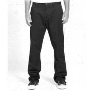 Men’s 40 Volcom Frickin Skate Chino Pants Black